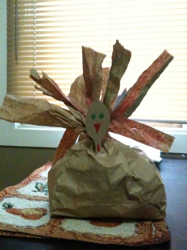 Paper Bag Turkey Craft - Primary Theme Park